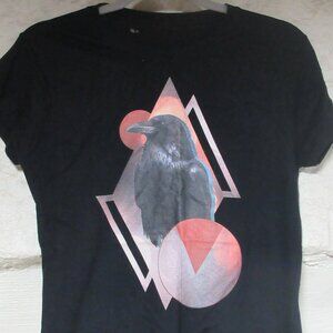 Black Crow/Raven Tee Size L